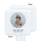 Baby Girl Photo White Plastic Stir Stick - Single Sided - Square - Approval
