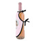 Baby Girl Photo Wine Bottle Apron - DETAIL WITH CLIP ON NECK