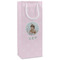 Baby Girl Photo Wine Gift Bags - Matte