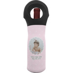 Baby Girl Photo Wine Tote Bag (Personalized)