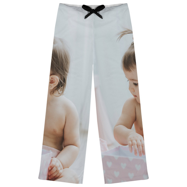 Custom Baby Girl Photo Womens Pajama Pants - XS