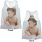 Baby Girl Photo Womens Racerback Tank Tops - Medium - Front and Back