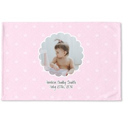 Baby Girl Photo Woven Mat (Personalized)