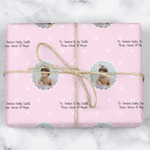 Baby Girl Photo Wrapping Paper