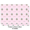 Baby Girl Photo Wrapping Paper Sheet - Double Sided - Front