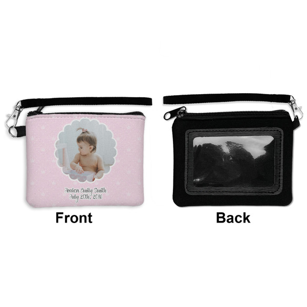 Baby Girl Photo Wristlet ID Cases - Front & Back