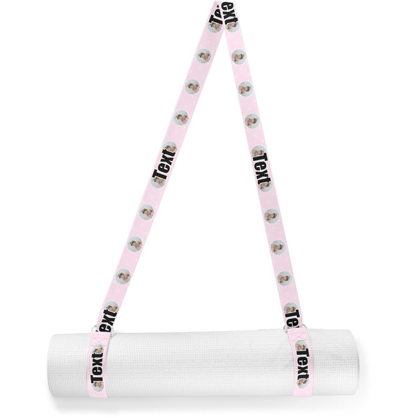 Custom Baby Girl Photo Yoga Mat Strap (Personalized)