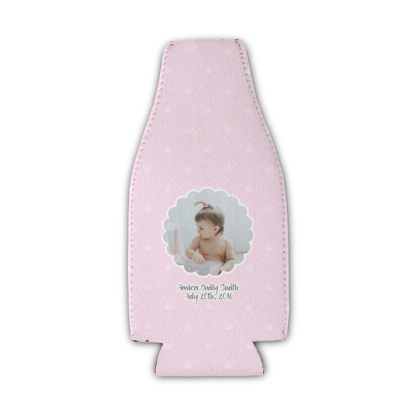 Custom Baby Girl Photo Zipper Bottle Cooler