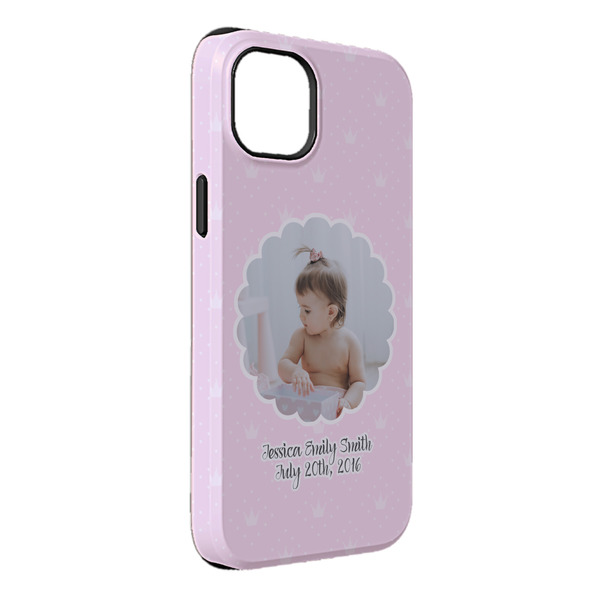 Custom Baby Girl Photo iPhone Case - Rubber Lined - iPhone 14 Plus