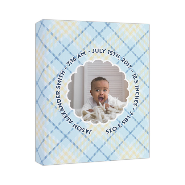 Custom Baby Boy Photo Canvas Print