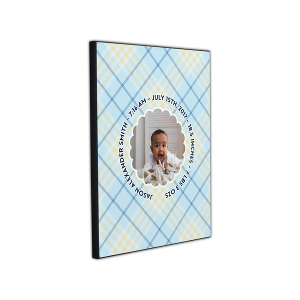 Baby Boy Photo 11x14 Wood Print - Angle View