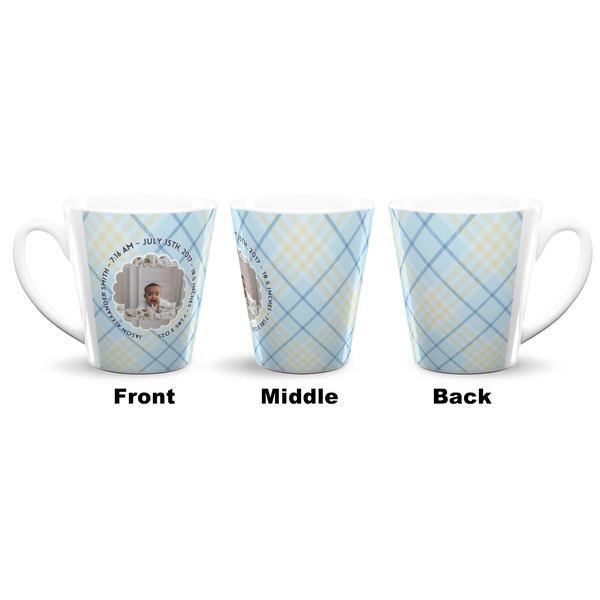 Baby Boy Photo 12 Oz Latte Mug - Approval