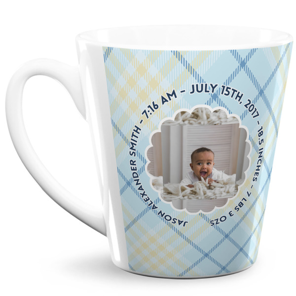 Custom Baby Boy Photo 12 Oz Latte Mug