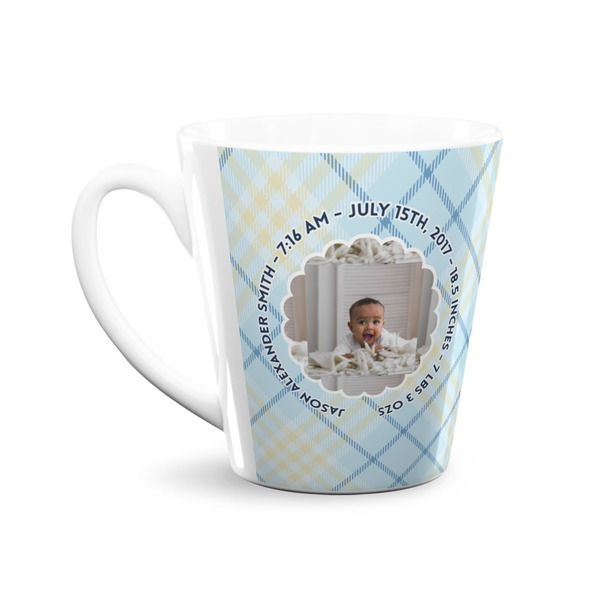 Baby Boy Photo 12 Oz Latte Mug - Front