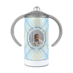 Baby Boy Photo 12 oz Stainless Steel Sippy Cup