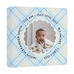 Baby Boy Photo Canvas Print - 12x12