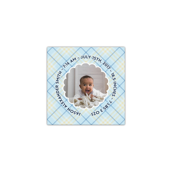 Baby Boy Photo 12x12 - Canvas Print - Front View