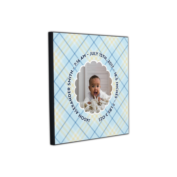 Baby Boy Photo 12x12 Wood Print - Angle View