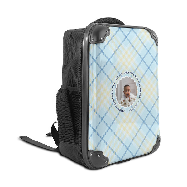 Baby Boy Photo 15" Backpack - ANGLE VIEW