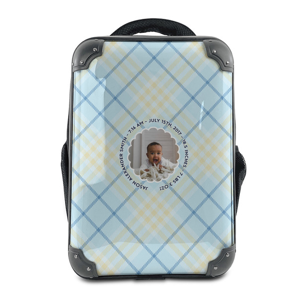 Custom Baby Boy Photo 15" Hard Shell Backpack