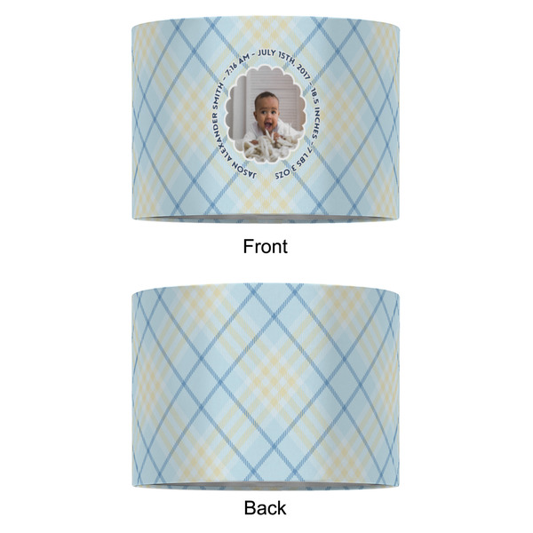 Baby Boy Photo 16" Drum Lampshade - APPROVAL (Fabric)