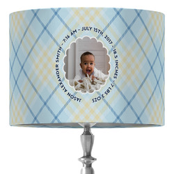 Baby Boy Photo 16" Drum Lamp Shade - Fabric