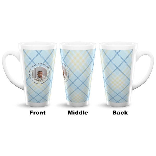 Baby Boy Photo 16 Oz Latte Mug - Approval