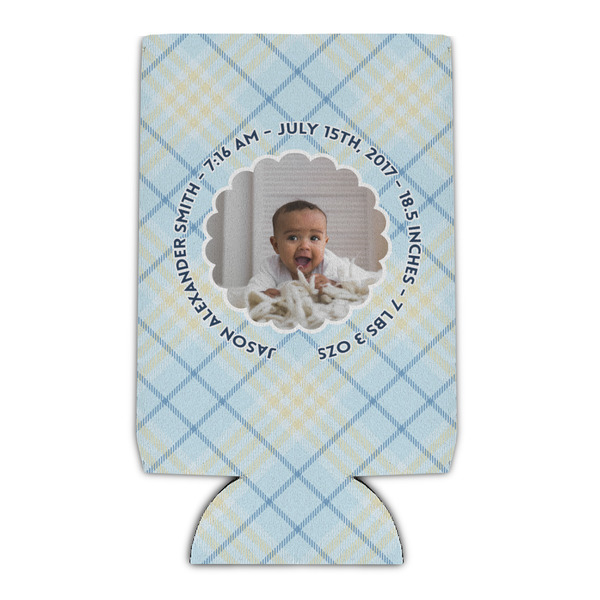 Custom Baby Boy Photo Can Cooler
