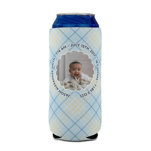 Baby Boy Photo 16oz Can Sleeve - FRONT (on can)