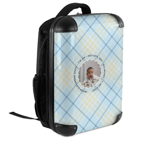 Baby Boy Photo 18" Hard Shell Backpacks - ANGLED VIEW