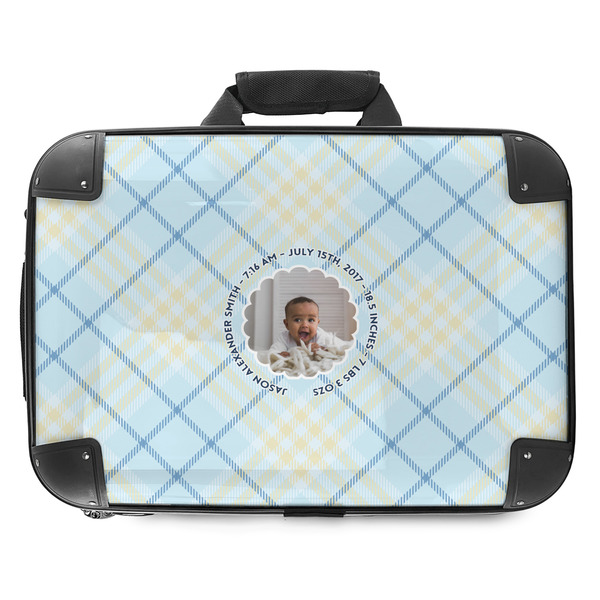 Custom Baby Boy Photo Hard Shell Briefcase - 18"