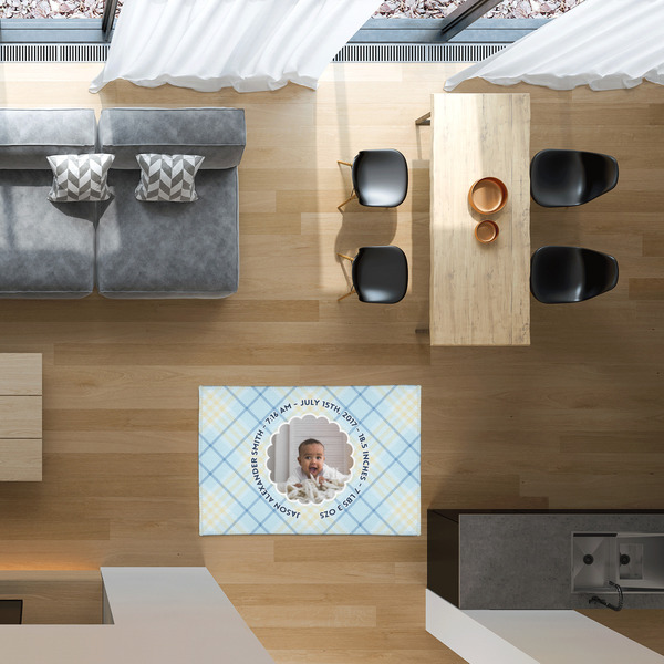 Baby Boy Photo 2'x3' Indoor Area Rugs - IN CONTEXT