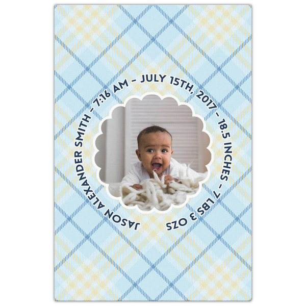 Baby Boy Photo 20x30 - Canvas Print - Front View