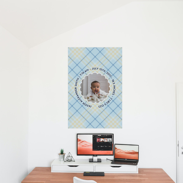 Baby Boy Photo 24x36 - Matte Poster - On the Wall