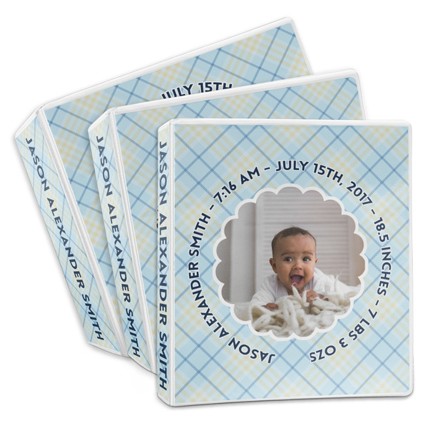 Custom Baby Boy Photo 3-Ring Binder (Personalized)
