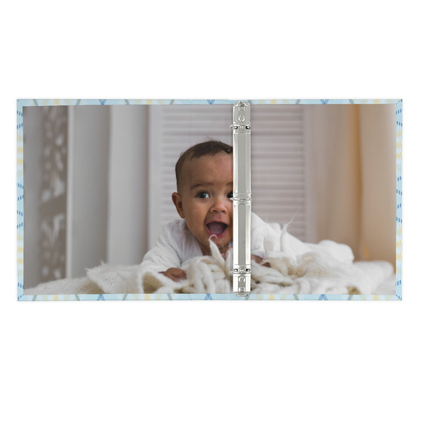 Baby Boy Photo 3 Ring Binders - Full Wrap - 1" - OPEN INSIDE