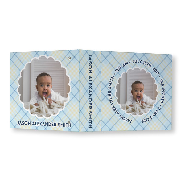 Baby Boy Photo 3 Ring Binders - Full Wrap - 3" - OPEN OUTSIDE