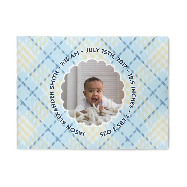 Custom Baby Boy Photo 5' x 7' Patio Rug