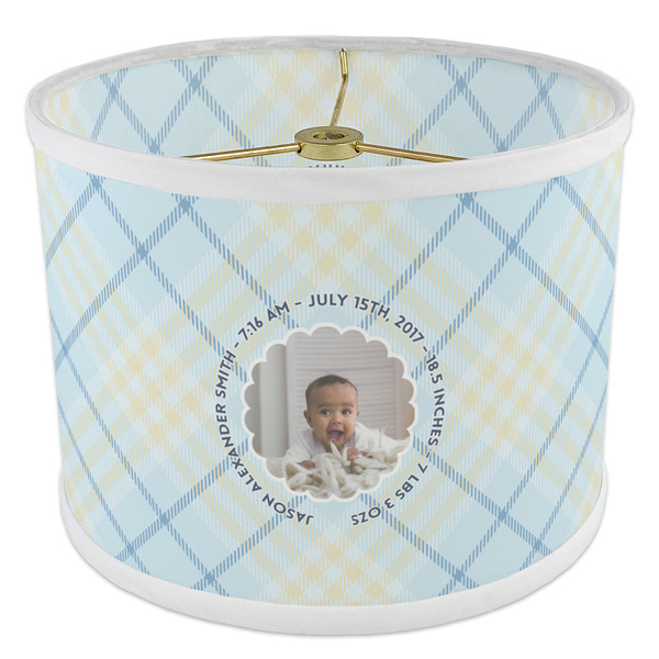 Baby Boy Photo 8" Drum Lampshade - ANGLE Poly-Film