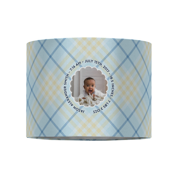 Baby Boy Photo 8" Drum Lampshade - FRONT (Fabric)