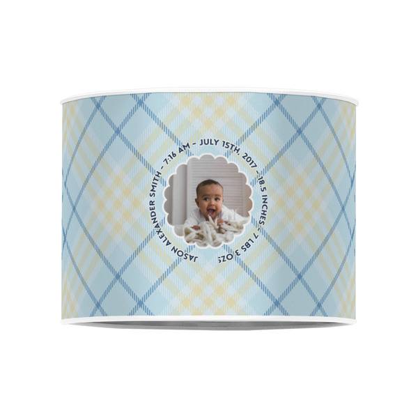 Baby Boy Photo 8" Drum Lampshade - FRONT (Poly Film)