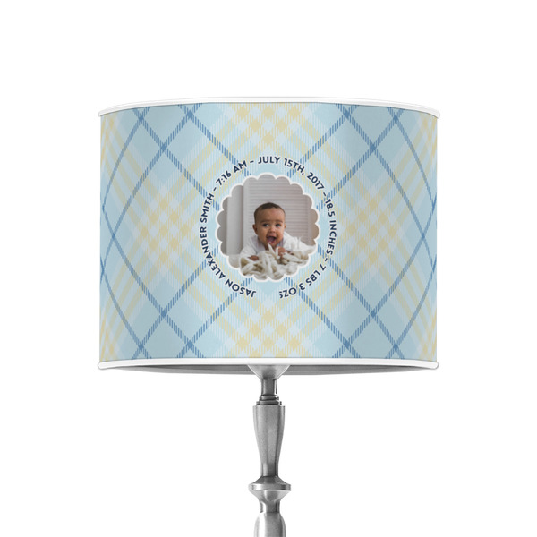 Baby Boy Photo 8" Drum Lampshade - ON STAND (Poly Film)