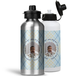 Baby Boy Photo Water Bottles - 20 oz - Aluminum