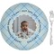 Baby Boy Photo 8" Glass Appetizer / Dessert Plates - Single or Set (Personalized)