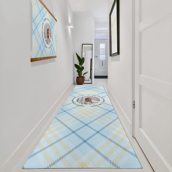 Baby Boy Photo Area Rug Sizes - In Context (vertical)