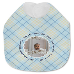 Baby Boy Photo Jersey Knit Baby Bib