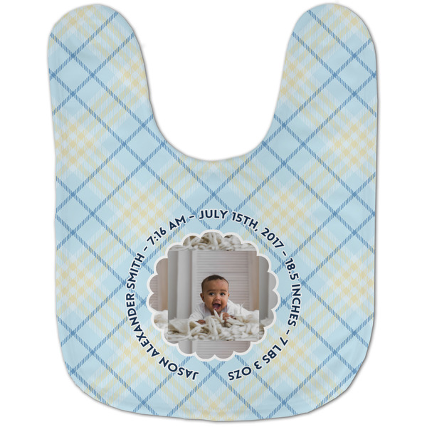 Baby Boy Photo Baby Bib - AFT flat