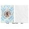 Baby Boy Photo Baby Blanket (Single Sided - Printed Front, White Back)
