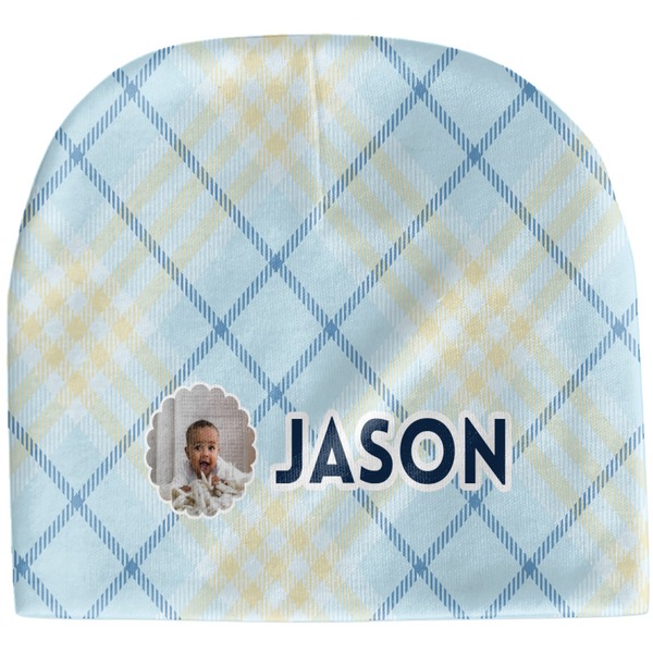 Custom Baby Boy Photo Baby Hat (Beanie) (Personalized)