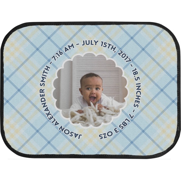 Baby Boy Photo Back Seat Car Mat